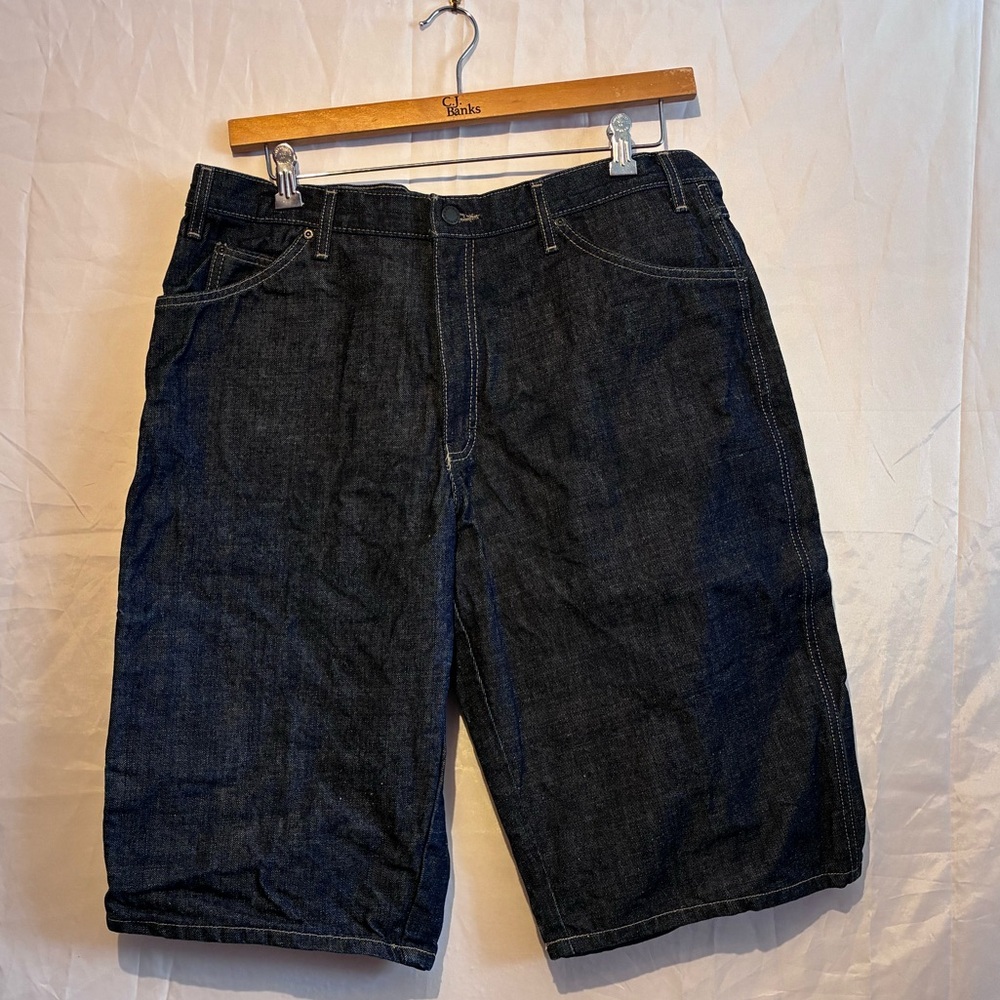 Dickies Dark Blue Denim Jean Shorts